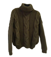 Load image into Gallery viewer, 2019 Autumn Winter Short Sweater Women Knitted Turtleneck Pullovers Casual Soft Jumper Fashion Long Sleeve Pull Femme