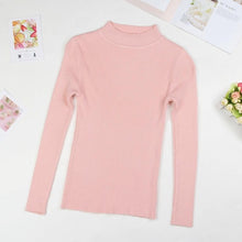 Load image into Gallery viewer, GUMPRUN Winter Women Knitted Turtleneck Sweater 2019 Fall Casual Slim Sweaters Pullover Womens Long Sleeve Elasticity Sweater