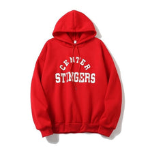 Load image into Gallery viewer, Zuolunouba High Street Knit Hooded Letter Lady Fleece Pullovers Ins Style Add Velvet Thick Sweater Women Autumn Winter Clothes