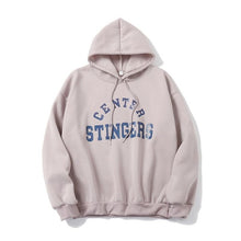 Load image into Gallery viewer, Zuolunouba High Street Knit Hooded Letter Lady Fleece Pullovers Ins Style Add Velvet Thick Sweater Women Autumn Winter Clothes