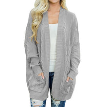 Load image into Gallery viewer, 2020 Open Front Cardigan Sweaters Winter Autumn Woman Sweater Knitted Long Sleeve Cardigan Casual Outerwear Tops Cardigan Women