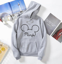 Load image into Gallery viewer, 2020 Female mickey print New Fashion Long Sleeves Harajuku Pullovers Tops Women's Hooded Sweatshirt hoodie s6360/2270