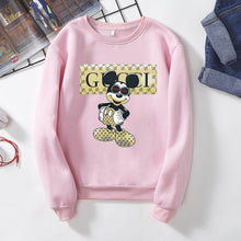 Load image into Gallery viewer, 2020 Female mickey print New Fashion Long Sleeves Harajuku Pullovers Tops Women's Hooded Sweatshirt hoodie s6360/2270