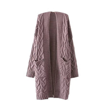 Load image into Gallery viewer, LOOZYKIT 2019 New Autumn Winter Women's Loose Long Sleeve Korean Knit Sweater Cardigan Coat Thick Winter Women Cardigans Sweater