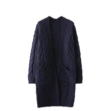 Load image into Gallery viewer, LOOZYKIT 2019 New Autumn Winter Women's Loose Long Sleeve Korean Knit Sweater Cardigan Coat Thick Winter Women Cardigans Sweater