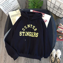 Load image into Gallery viewer, Zuolunouba High Street Knit Hooded Letter Lady Fleece Pullovers Ins Style Add Velvet Thick Sweater Women Autumn Winter Clothes