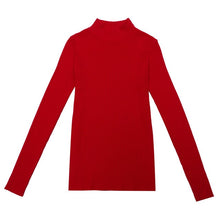 Load image into Gallery viewer, Marwin New-coming Autumn Winter Turtleneck Pullovers Sweaters Primer shirt long sleeve Short Korean Slim-fit tight sweater
