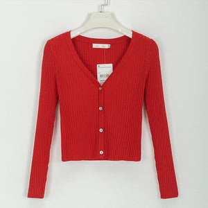 Misswim Sexy buttons knitted sweater cardigan women Slim ribbed winter autumn sweaters female Fashion plus size knitwear 2019