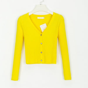 Misswim Sexy buttons knitted sweater cardigan women Slim ribbed winter autumn sweaters female Fashion plus size knitwear 2019