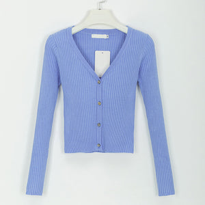 Misswim Sexy buttons knitted sweater cardigan women Slim ribbed winter autumn sweaters female Fashion plus size knitwear 2019