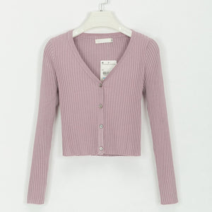 Misswim Sexy buttons knitted sweater cardigan women Slim ribbed winter autumn sweaters female Fashion plus size knitwear 2019