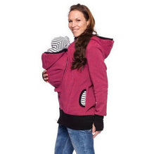 Load image into Gallery viewer, Maternity Mother Kangaroo Clothes Parenting Child Winter Pregnant Women &#39;S Sweatshirts Baby Carrier Wearing Hoodies
