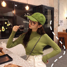 Load image into Gallery viewer, 2019 Autumn Winter Women Knitted Turtleneck Sweater Casual Soft Polo-neck Jumper Fashion Slim Femme Elasticity Pullovers
