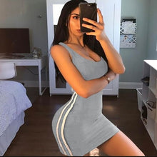 Load image into Gallery viewer, ZSIIBO Sexy Women&#39;s Summer Dress Bandage Bodycon Sleeveless Party Party Short Mini New Fashion Women&#39;s Wear

