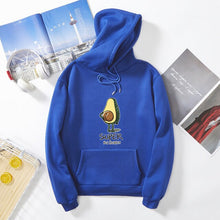 Load image into Gallery viewer, Women Hoodies Letter Avocado Hoodies Hooded Long Sleeve Hoodie Casual Pullover Sweatshirt Fleece Harajuku Hoodies With Pocket
