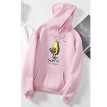 Load image into Gallery viewer, Women Hoodies Letter Avocado Hoodies Hooded Long Sleeve Hoodie Casual Pullover Sweatshirt Fleece Harajuku Hoodies With Pocket

