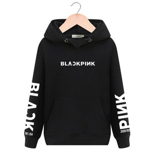 Unisex Fashion Hoodies Swirtshirts Blackpink KPOP  Sudadera Mujer S-XXL Long Sleeve Hat Clothes Pullovers Sweatshirts