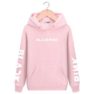 Unisex Fashion Hoodies Swirtshirts Blackpink KPOP  Sudadera Mujer S-XXL Long Sleeve Hat Clothes Pullovers Sweatshirts