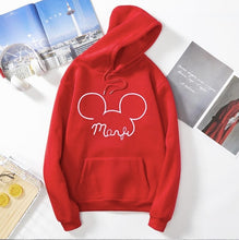Load image into Gallery viewer, 2020 Female mickey print New Fashion  Long Sleeves Harajuku Pullovers Tops  Women&#39;s Hooded Sweatshirt hoodie s6360/2270
