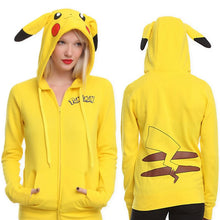 Load image into Gallery viewer, Pikachu cute japan Hoodies Sweatshirts 2020 Women Casual Kawaii Harajuku new Sweat Punk for Girls European Tops Korean

