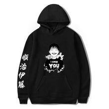 Load image into Gallery viewer, New junji ito warm fashion hoodie ladies men&#39;s casual sweatshirts popular autumn  winter boys girls black comfortable pullovers
