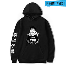 Load image into Gallery viewer, New junji ito warm fashion hoodie ladies men&#39;s casual sweatshirts popular autumn  winter boys girls black comfortable pullovers
