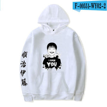 Load image into Gallery viewer, New junji ito warm fashion hoodie ladies men&#39;s casual sweatshirts popular autumn  winter boys girls black comfortable pullovers
