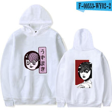 Load image into Gallery viewer, New junji ito warm fashion hoodie ladies men&#39;s casual sweatshirts popular autumn  winter boys girls black comfortable pullovers
