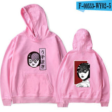 Load image into Gallery viewer, New junji ito warm fashion hoodie ladies men&#39;s casual sweatshirts popular autumn  winter boys girls black comfortable pullovers
