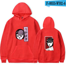 Load image into Gallery viewer, New junji ito warm fashion hoodie ladies men&#39;s casual sweatshirts popular autumn  winter boys girls black comfortable pullovers
