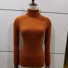 Load image into Gallery viewer, Bonjean Winter Knitted Jumper turtleneck Tops Pullovers Casual Sweaters Women Shirt Long Sleeve Tight Sweater Girls Korean
