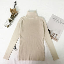 Load image into Gallery viewer, Womens Sweaters 2019 Winter Tops Turtleneck Sweater Women Thin Pullover Jumper Knitted Sweater Pull Femme Hiver Truien Dames New
