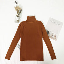 Load image into Gallery viewer, Womens Sweaters 2019 Winter Tops Turtleneck Sweater Women Thin Pullover Jumper Knitted Sweater Pull Femme Hiver Truien Dames New
