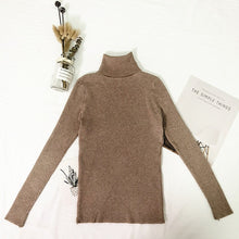 Load image into Gallery viewer, Womens Sweaters 2019 Winter Tops Turtleneck Sweater Women Thin Pullover Jumper Knitted Sweater Pull Femme Hiver Truien Dames New
