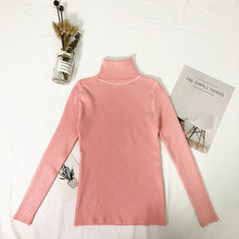 Load image into Gallery viewer, Womens Sweaters 2019 Winter Tops Turtleneck Sweater Women Thin Pullover Jumper Knitted Sweater Pull Femme Hiver Truien Dames New
