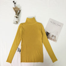 Load image into Gallery viewer, Womens Sweaters 2019 Winter Tops Turtleneck Sweater Women Thin Pullover Jumper Knitted Sweater Pull Femme Hiver Truien Dames New
