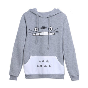 Hot Sale Autumn Fashion Men Women Cartoon Totoro Hoodie Sweatshirt Unisex Pullover Sweatshirt Spring Casual Coat Hoodies Hooded